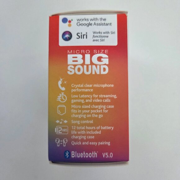 iQ Budz Micro Bluetooth 5.0 TWS Earbuds – Black - Picture 2 of 4